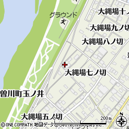 愛知県一宮市木曽川町玉ノ井大縄場七ノ切8周辺の地図