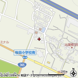 岐阜県大垣市上石津町牧田2144周辺の地図