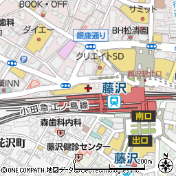 Ｐａｒｋｉｎｇ　ｉｎ　藤沢駅前駐車場周辺の地図