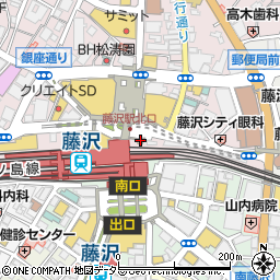 餃子の王将 藤沢駅前店周辺の地図