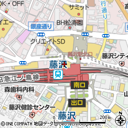 スターバックスコーヒールミネ藤沢店周辺の地図