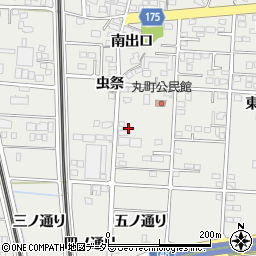 愛知県一宮市木曽川町黒田西河原崎周辺の地図