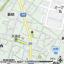 愛知県江南市前野町周辺の地図