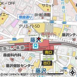 日能研藤沢校周辺の地図
