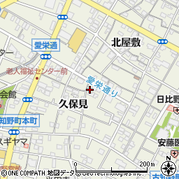 愛知県江南市古知野町久保見178周辺の地図
