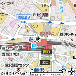 ルミネ藤沢店周辺の地図