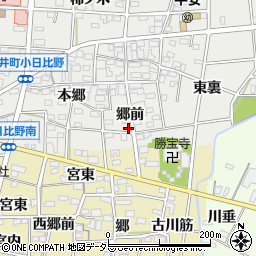 愛知県一宮市浅井町小日比野郷前10周辺の地図