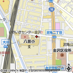 釜寅金沢中央店周辺の地図