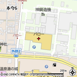 スガキヤ大垣南バロー店周辺の地図
