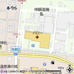 バロー大垣南店周辺の地図