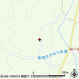 岐阜県恵那市山岡町田沢2545周辺の地図