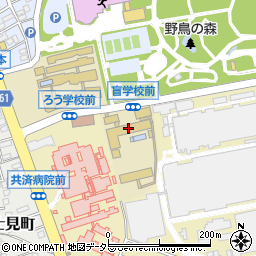 神奈川県立平塚盲学校周辺の地図