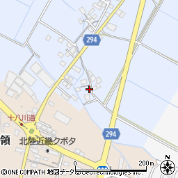 滋賀県高島市安曇川町常磐木110-3周辺の地図