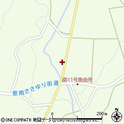 岐阜県恵那市山岡町田沢2329周辺の地図