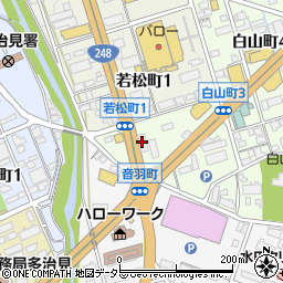 岐阜信用金庫多治見支店周辺の地図