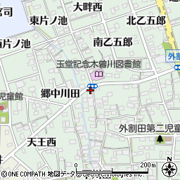 愛知県一宮市木曽川町外割田西郷中26周辺の地図