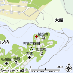 舎利殿周辺の地図