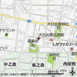 愛知県一宮市浅井町大日比野南流1867周辺の地図