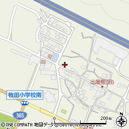 岐阜県大垣市上石津町牧田2691周辺の地図