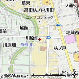 愛知県一宮市木曽川町内割田二の通り20周辺の地図
