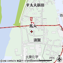 神奈川県平塚市須賀2646-9周辺の地図