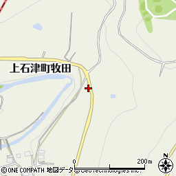 岐阜県大垣市上石津町牧田105周辺の地図