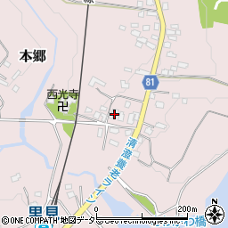 千葉県市原市本郷496周辺の地図