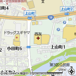 十六銀行西友多治見店 ＡＴＭ周辺の地図