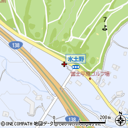 静岡県御殿場市水土野165周辺の地図