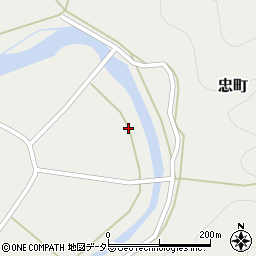 上林川周辺の地図