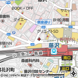 トヨタレンタリース横浜藤沢駅北口店周辺の地図