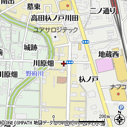 愛知県一宮市木曽川町内割田二の通り14-2周辺の地図