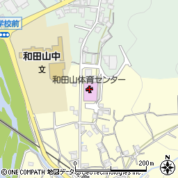 朝来市和田山体育センター周辺の地図