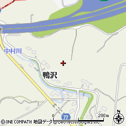 神奈川県足柄上郡中井町鴨沢周辺の地図