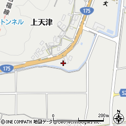 京都府福知山市上天津1118-2周辺の地図