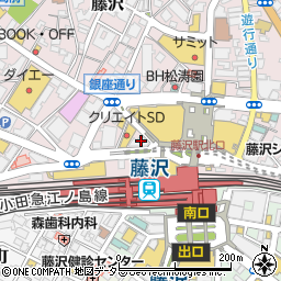 横浜銀行藤沢支店周辺の地図