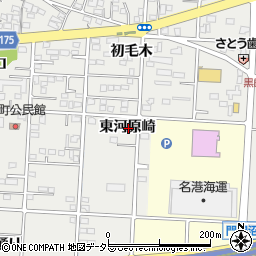 愛知県一宮市木曽川町黒田東河原崎周辺の地図