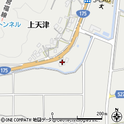 京都府福知山市上天津1118周辺の地図