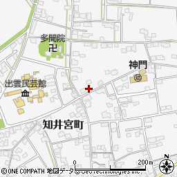 島根県出雲市知井宮町467-1周辺の地図