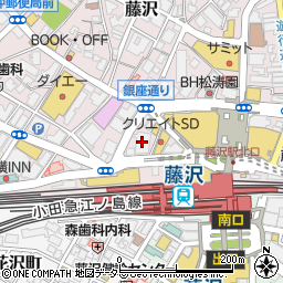 きらぼし銀行藤沢支店周辺の地図