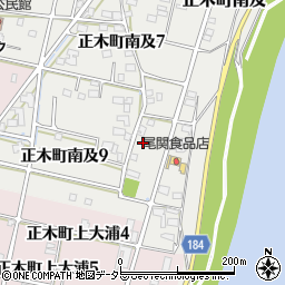 岐阜県羽島市正木町南及8丁目22周辺の地図