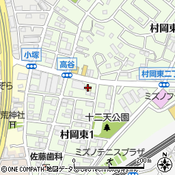 セブンイレブン藤沢村岡東店周辺の地図