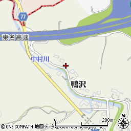 神奈川県足柄上郡中井町鴨沢355周辺の地図