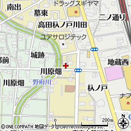 愛知県一宮市木曽川町内割田二の通り9周辺の地図