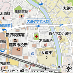 神奈川県藤沢市朝日町7周辺の地図