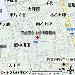 愛知県一宮市木曽川町外割田西郷中25周辺の地図