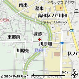 愛知県一宮市木曽川町外割田城跡87周辺の地図