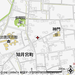 島根県出雲市知井宮町467-2周辺の地図