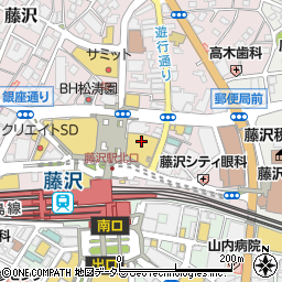 ビックカメラ藤沢店周辺の地図