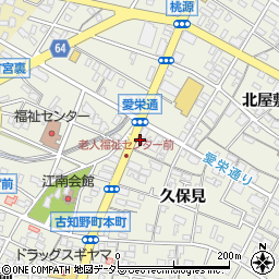 パーマハウス・プラージュ江南店周辺の地図